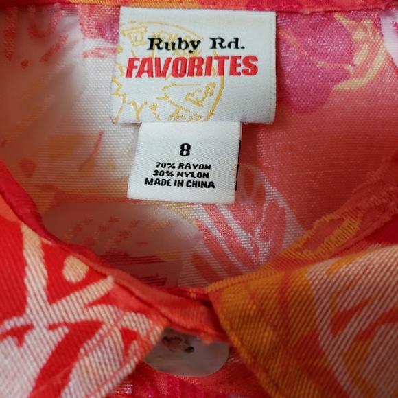 Ruby Rd Favorites Button up Top - Picture 2 of 5